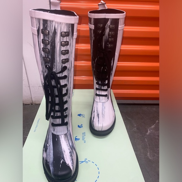 Women’s Off-White “For Riding” Rain Boots - Picture 2 of 10